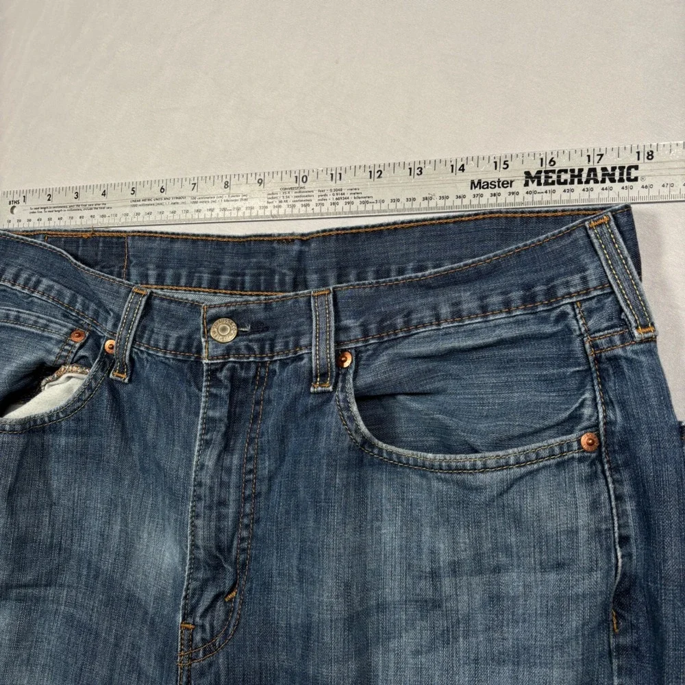 Levi's 527 Slim Bootcut Jeans Mens 36x32 Blue Medium Wash Denim 05527-0239